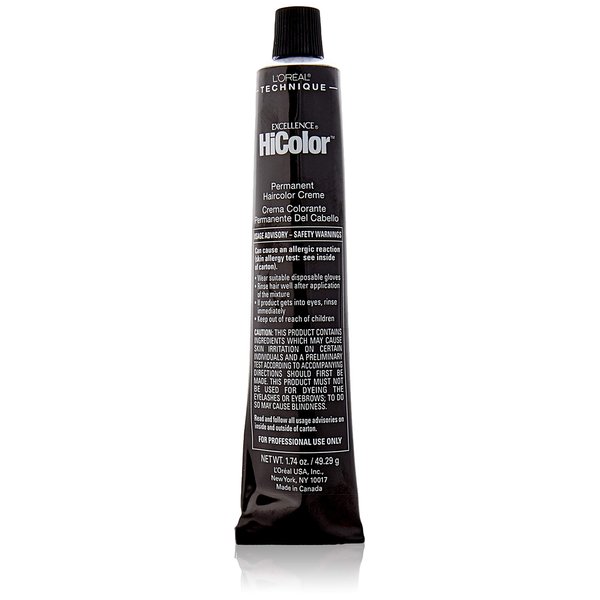 L'Oreal Paris Excellence Hicolor Permanent Hair Color, Deep Violet, 1.74 Oz