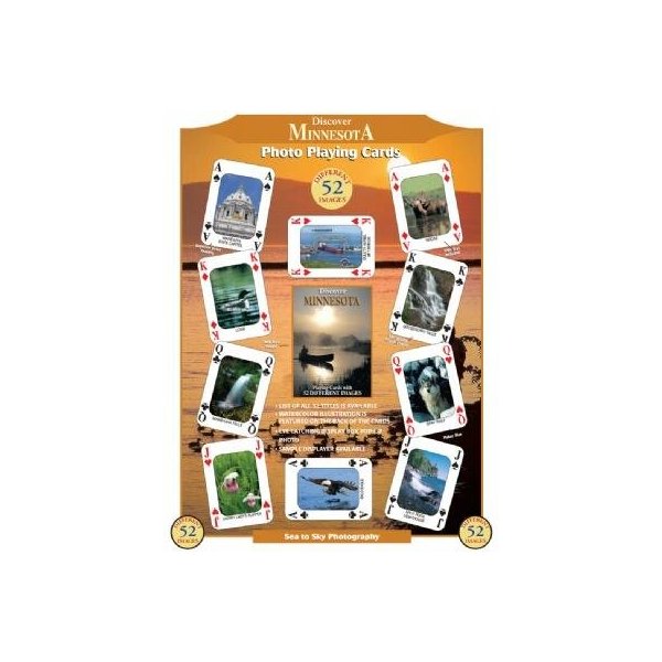 SEA and SKY Discover Minnesota Playing Cards