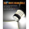 LUYED 3157 LED Bulb Turn Signal Light 1800 Lumens Super Bright 3056 3156 3057 3057K 3157 4157 LED Bulbs with Projector for Tail Lights Backup Reverse Lights,Xenon White,Pack of 2