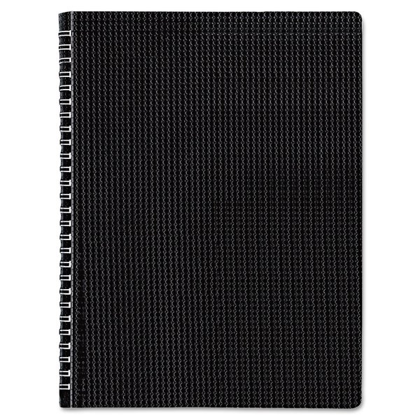 Blueline Duraflex Poly Notebook, Black, 11 x 8.5 inches, 160 Pages (B41.81)