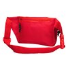 NOVAMEDIC Pack of 3 First Aid Empty Fanny Pack, 8"x2"x6", Waist Bag with 3 Zippered Compartments & Adjustable Strap for Lifeguard, Hiking, Travel Men & Women, Durable, Red
