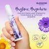 Blossom On the Mend Restoring Scented Portable Cuticle Oil Tube for Travel with Brush Tip, Infused with Real Flowers, 0.34 fl. oz/10ml, Lavender