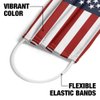 Popfunk American Flag 1-Ply Reusable Face Mask Covering with Adjustable Nose Wire, Unisex