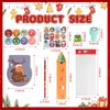 CCINEE 216 Pcs Christmas School Stationary Set for Kids,24 Sets Xmas Party Favors Bulk with Pencils Erasers Treat Bags Stickers for Christmas Goodie Bag Stuffers Gift Exchange Holiday Party Supplies