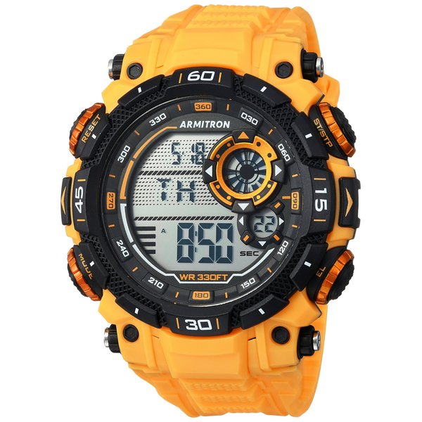 Armitron Sport Men's Digital Chronograph Resin Strap Watch, 40/8397