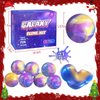 24 Pack Galaxy Slime Party Favors for Kids Glitter Slime Balls Christmas Easter Birthday Party Supplies Goodie Bag Stuffer Classroom Reward for Boys Girls Stretchy Non-Sticky DIY Stress Relief Toy