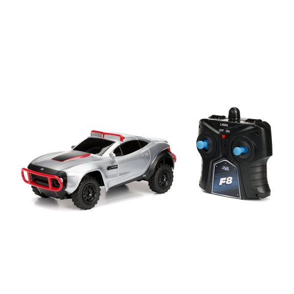 JADA Toys Fast & Furious F8 Letty's Rally Fighter 7.5 inch Radio Control Toy Car, Grey, 2.4ghz