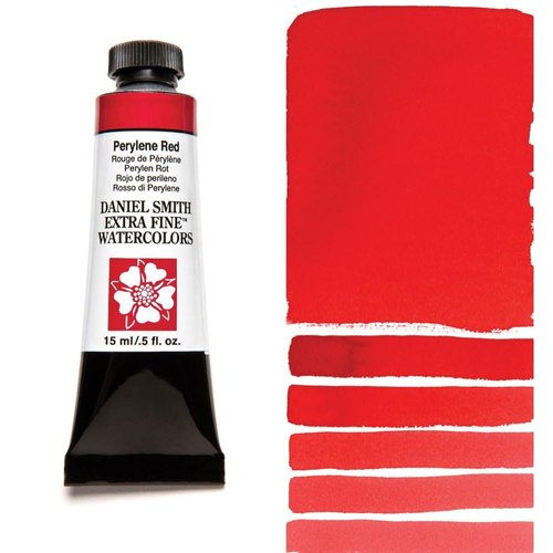 Daniel Smith Extra Fine Watercolor Paint, 15ml Tube, Perylene Red, 284600075, 0.5 Fl Oz (Pack of 1)