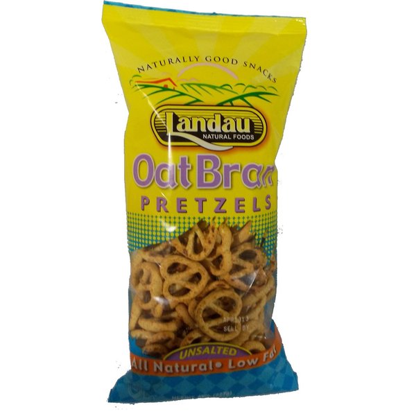 Healthy Oat Bran Pretzels UnSalted Naturally Good Snack Kosher
