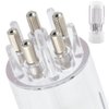 4pcs Scalp Applicator Comb Set with Scalp Applicator Comb, Hair Comb and Hair Oil Applicator Bottle Brush for Scalp Massager and Hair Growth Care(White)