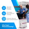 Safe n’ Simple Medical Foam Dressing for Wounds - 12 Pack Individual Thick Pads 2" x 2" - Highly Absorbent Medical Foam Padding for Wound Care - Non-Adherent Foam Dressing Without Border