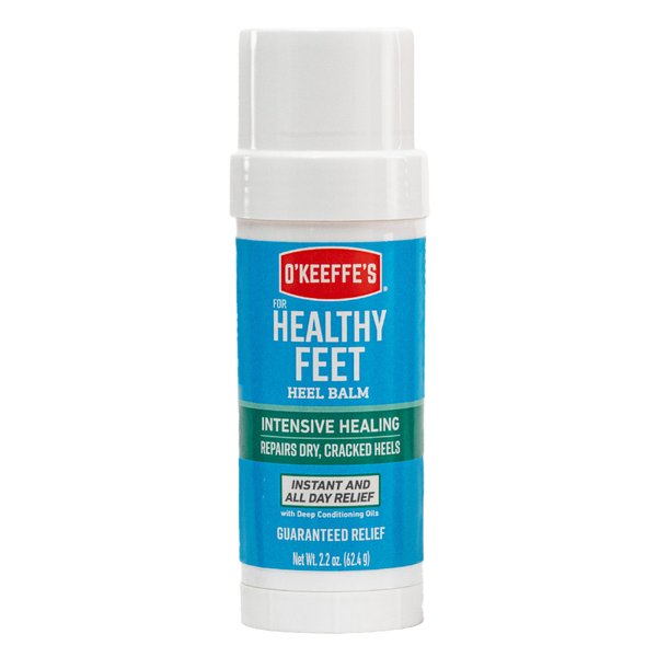 O'Keeffe's for Healthy Feet Intensive Healing Balm; Guaranteed Relief for Extremely Dry; Cracked Feet; Heel Balm that Instantly Fills Dry; Cracked Heels; 2.2oz Balm Stick; (Pack of 1)
