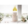 Castle Cake Topper Princess Cake Topper Castle Theme Birthday Party Decoration Princess Party Supplies Princess Happy Birthday Cake Decoration for Girls Princess Baby Shower Supplies