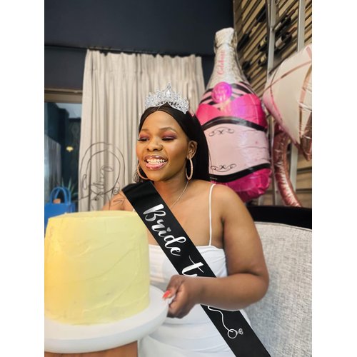 Bride To Be Crown Bride To Be Headband Bride To Be Tiara for Bachelorette Bridal Shower Party Favors Decoration, Mermaid Tail Bride To Be Tiara Crown Headband Sash Bride To Be Gift Accessories, Black