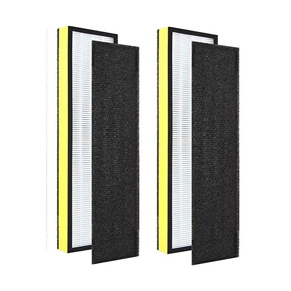 2-Pack FLT4825 True HEPA Air Purifier Filter B Replacement Compatible with GermGuardian AC4300BPTCA, AC4900CA, AC4825, AC4825DLX, AC4850PT, CDAP4500BCA, CDAP4500WCA PureGuardian AP2200CA