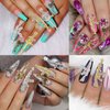 20 Pcs 3D Gun Nail Charms, MIKIMIQI Alloy Diamonds Gun Nail Art Charms Metal Guns Nail Art Decorations Rifle Gun Nail Rhinestones for Nail Art Craft Retro Manicure Accessories, 10 Styles