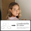FOMIYES Metal Hair Band 5pcs Skinny Headband Thin Hair Hoop Hairband Spring Hair Hoop Simple Metal Headband for Makeup Sports Yoga