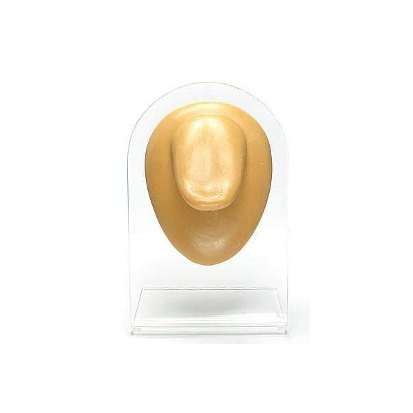 Painful Pleasures One Tan Silicone Body Bit with Display Stand — Tongue — Version 1 Silicone Body Part