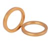 F FIERCE CYCLE 10pcs 30mm ID 40mm OD Motorcycle Exhaust Muffler Pipe Gasket Copper Tone for Honda CG125
