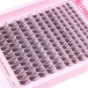 JIMIRE Natural Lash Extension Kit Wispy 9-12MM Lash Clusters Kit C Curl Eyelash Extensions Kit with Lash Bond and Seal Tweezers Cluster Eyelash Extensions 144Pcs for Beginners Friendly