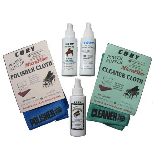 Complete Piano Finish Cleaning and Care Kit - for Satin Pianos