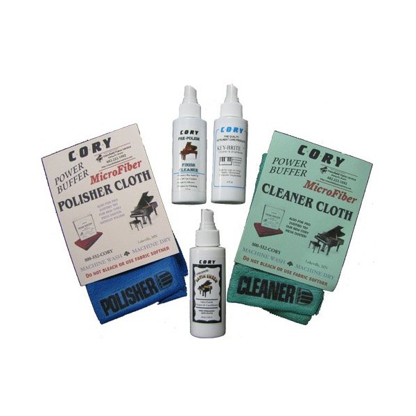 Complete Piano Finish Cleaning and Care Kit - for Satin Pianos