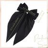 MRJ 2 Pcs Silky Satin Hair Bows Big Hair Bows for Women Hair Ribbons for Women Hair Clips for Girls