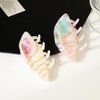Sea Conch Hair Clip,Acetate Claw Clips,Hair Clips for Women,Green