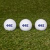 Desert Cactus Phi Beta Sigma Golf Balls 3 Pack Full Color Golf Ball (Letter)