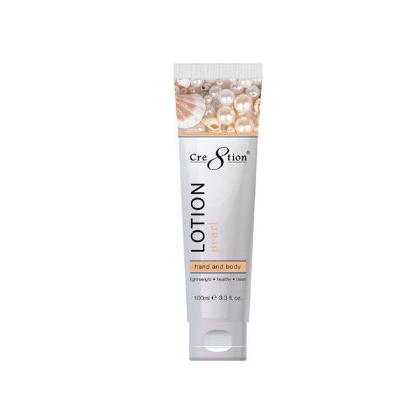 Treasure4Nails Corp Cre8tion Hand & Body Lotion Pearl 100 ml/fl. 3.3 oz. 60 pcs./case (case (60 pcs))