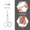 KAMICURE | Extra Fine Curved Cuticle Scissors for Men Women - Multi Purpose Small Manicure Scissors, Pedicure, Finger & Toe Nail Cuticle Scissors Professional Thin toenail Scissors, Eyelashes Scissors