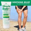 Miracle of Aloe Miracle Rub Pain Relieving Cream 8 oz, Fast & Effective Relief for Arthritis, Muscle, and Joint Pain - Maximum Strength UltraAloe Formula, Topical Analgesic