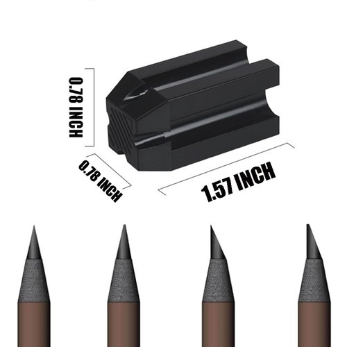 1 Pc Eyebrow Pencil Shaper, 4 in 1 Eyebrow Pencil Sharpener DuckbillShape Sharpener Lip Liner Peel-Off Eyebrow Sharpener Auxiliary Tool for Beginners and Professional