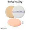 1Sets 7 PCS Multifunctional Air Cushion Puff Wet And Dry Reusable BB Cream Foundation Liquid Silicone Pad Loose Powder Sponge Egg Beauty Tool For Travel And Daily Life (Skin Color)