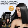 3 in1 Black Hair Dye Shampoo,Hair Color Shampoo For Men & Women, Professional & Safe black Hair Dye,Natural Herbal Ingredients,For Home and Salon Use(Natural Black)