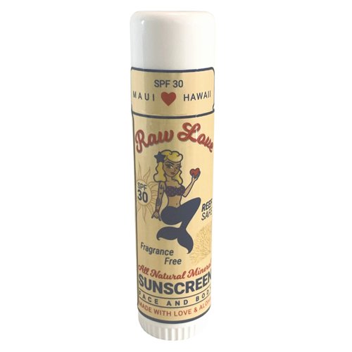 RAW LOVE Sunscreen Stick SPF 30, 0.6 OZ