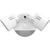 Lithonia Lighting HGX LED 2RH ALO SWW2 120 PIR WH M2 HomeGuard Security Flood Lights 2150-2600 Lumens, 2-Light, Photocell Sensor and Motion Detection, White