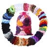 ADRIONE Velvet Hair Scrunchies for Women's Hair, 60 Pack Velvet Scrunchies for Girls Hair Ties No Damage Bulk Sccrunchie Hair Bands Scrunchy Ponytail Holders for Thick, Curly, Thin, and Fine Hair