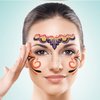 Halloween Face Eye Makeup Temporary Tattoos Stickers Women Exquisite Face Eye Decals Props Waterproof Festival Party Christmas Masquerade Holiday Accessories Supplies