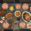 Thanksgiving Party Decorations，Happy Thanksgiving Plates and Cups Napkins,Thanksgiving Party Decorations supplies, Happy Thanksgiving Banner Decorations party supplies (happy thanksgiving Plates Cups)