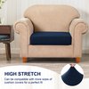 subrtex Couch Slipcover RV Seater Slip Loveseat Stretch Durable Sofa Cushion Cover Spandex Elastic Furniture Protector for Settee Seat for Replacement in Livingroom, Small, Navy
