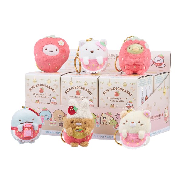 SUMIKKOGURASHI San-X Original Strawberry Series Blind Box - Full Set of 6 pcs