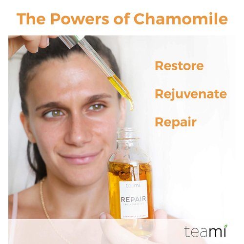 Teami Repair Jojoba Face Oil for Women with Coconut Oil, Camellia Seed & Vitamin E Oil for Skin - Facial Oil Cleanser for Sensitive, Normal, Oily & Dry Skin (2oz)