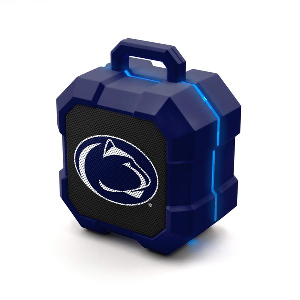 SOAR NCAA Shockbox LED Wireless Bluetooth Speaker, Penn State Nittany Lions
