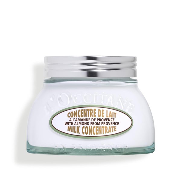 L'OCCITANE Almond Milk Concentrate: 48 Hour Hydration*, Smooth, Visibly Firm Skin, Delicious Scent, With Almond Oil, Soften Skin, Moisturizer, 7 Oz