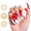 Nicedeco No Wipe Gel Top Coat and Base Coat Set 2 Pcs 15ml Gel Nail Polish Soak Off LED Nail Lamp Gel Base Top Coat Shine Finish and Long Lasting Nail Art