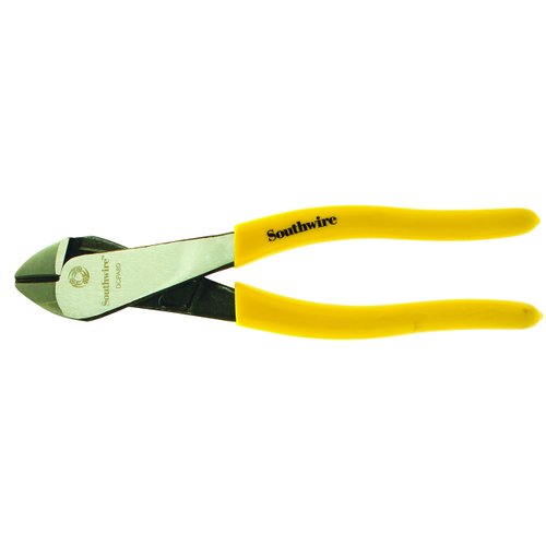 Southwire - 58289440 Tools & Equipment DCP8D 8-Inch High-Leverage Diagonal Cutting Pliers with Dipped Handles