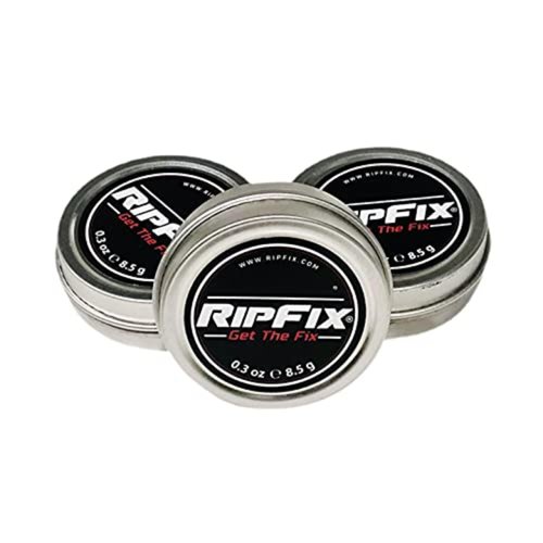 RipFix Hand Repair Cream and Callus Treatment for Cracked or Ripped Hands - 0.3 oz Travel Size Tin - 3 Pack