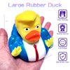 Donald Trump Duck,Baby Bath Toys Funny Rubber Duckies for Kids Birthdays Gift,Trump Ducks for Jeeps Car Décor Ornaments