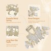Yonchic 2-Piece Pearl Metal Hair Clips, Multiple Shape Hair Claws for Thin/Medium Thick Hair, Elegant Style Butterfly Barrettes Strong Hold Hair Clamps Non Slip Cute Bow Hair Accessories